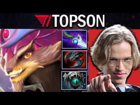 Pangolier Dota 2 Gameplay T1.Topson with Satanic and Skadi #dota2 #dota2gameplay