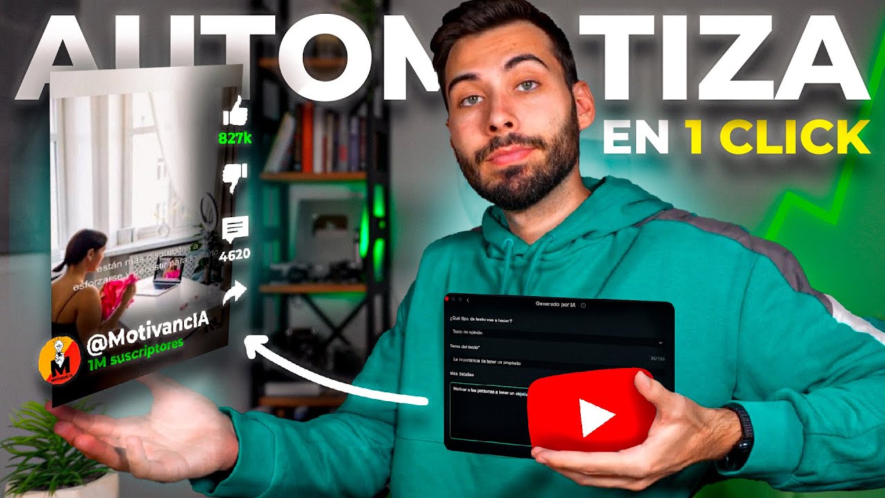 Creo un canal de Shorts MONETIZABLE con IA 📈 Método FÁCIL para YouTube Automatizado