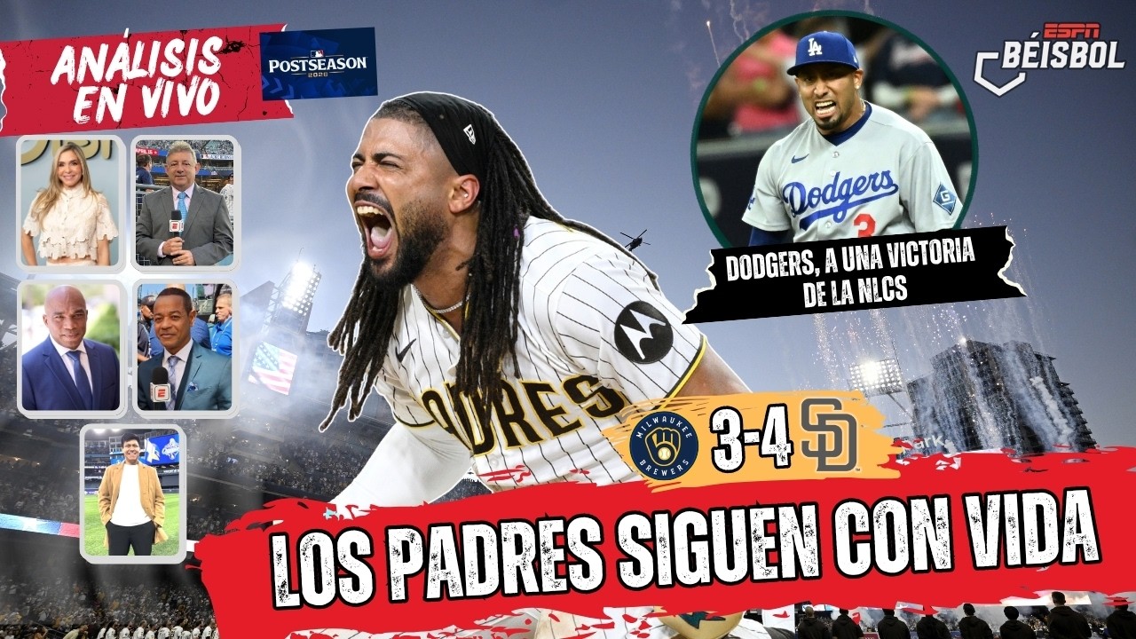 LOS PADRES SIGUEN VIVOS y DODGERS están a UNA VICTORIA de la SERIE DE CAMPEONATO | ESPN Beisbol