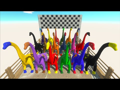 Brachiosaurus Superheroes DC Marvel Army In The Sky Peace Rescue Speed ​​Race Championship
