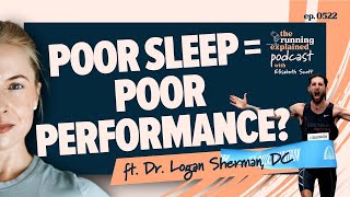 How Poor Sleep Destroys Performance with Dr. Logan Sherman | s5/e22 | The Running Explained Podcast