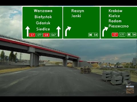 Droga Ekspresowa / Expressway S8 - Obwodnica Janek i Raszyna