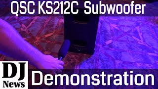 Video thumbnail for #QSC KS212C DJ Subwoofer With Cardioid Bass Directional Pattern | Disc Jockey News by discjockeynews