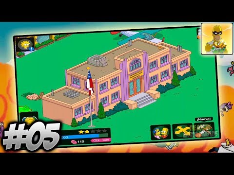 LOS SIMPSON SPRINGFIELD ANDROID GAMEPLAY UNA ESCUELA PARA LISA "SKINNER" APARECE #05