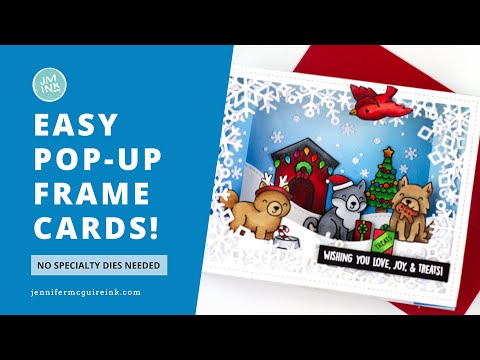 Easy Pop-Up Frame Cards!