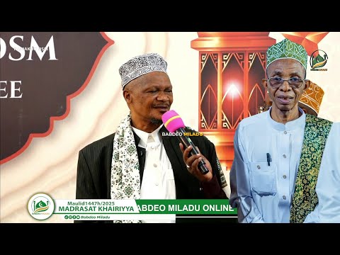 HOTUBA YA MUFTI AKIWA MAULID MADRASAT KHAYRIYYA KARIAKOO KWA SHEIKH UWESU