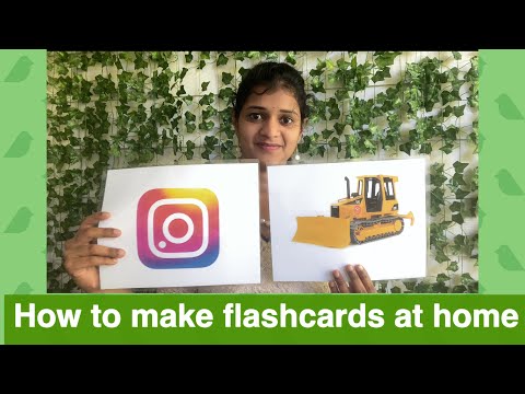 How to make Flashcards at home for kids | Right Brain Education | Telugu Vlogs From USA us