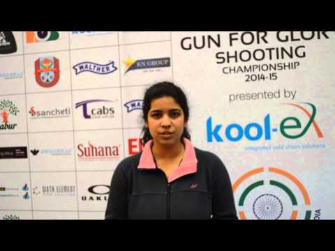 Shooter Shriyanka Sadangi at The 4th Gun For Glory Shooting Championships
