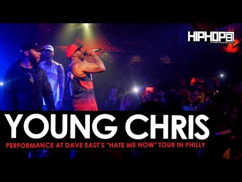 Dave East Brings out Young Chris at his "Hate Me Now" Tour in Philly