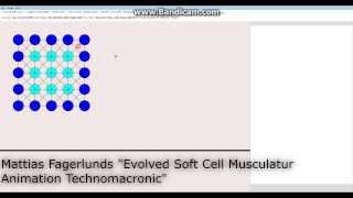 Evolved movement pattern for game creature