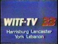 WITF 33 Harrisburg PA 1985 Sign Off