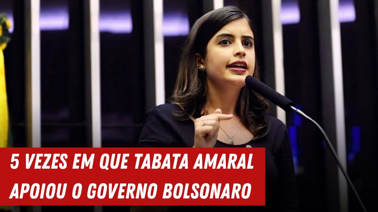TABATA AMARAL É DE DIREITA E LIBERAL