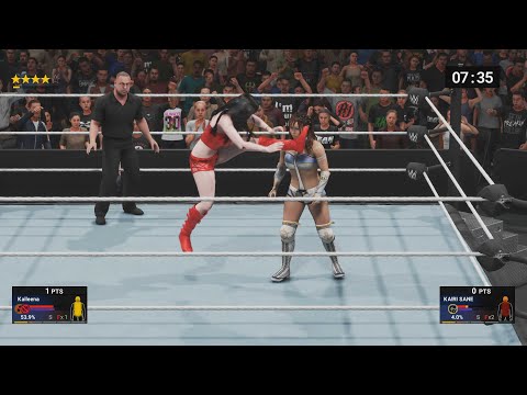 Kaileena v Kairi Sane - Iron Woman Match - WWE 2K19
