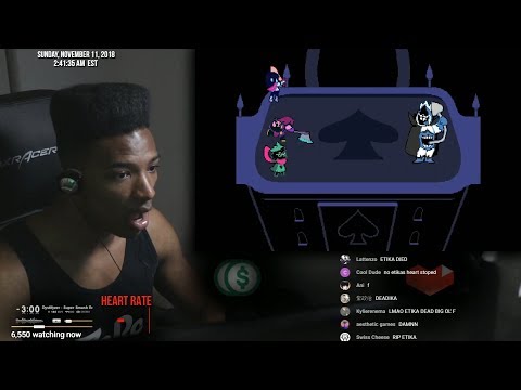 King Boss Fight - Etika Plays Deltarune Chapter 1
