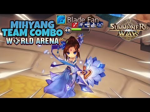 Mihyang Team Combo in World Arena - Summoners War