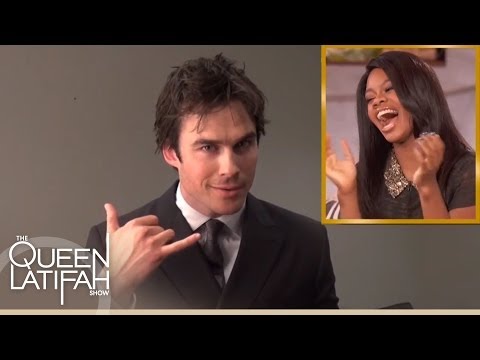 Ian Somerhalder Suprises Olympian Gabby Douglas on The Queen Latifah Show