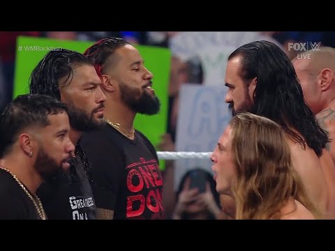 The Bloodline vs Drew McIntyre & RK-Bro Brawl Before Backlash - WWE Smackdown 5/6/22 (Full Segment)