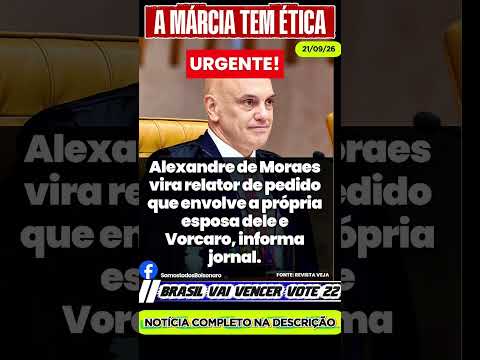STF: Ministro Alexandre de Moraes é relator de processo que busca registros do Senado, incluindo de sua própria esposa