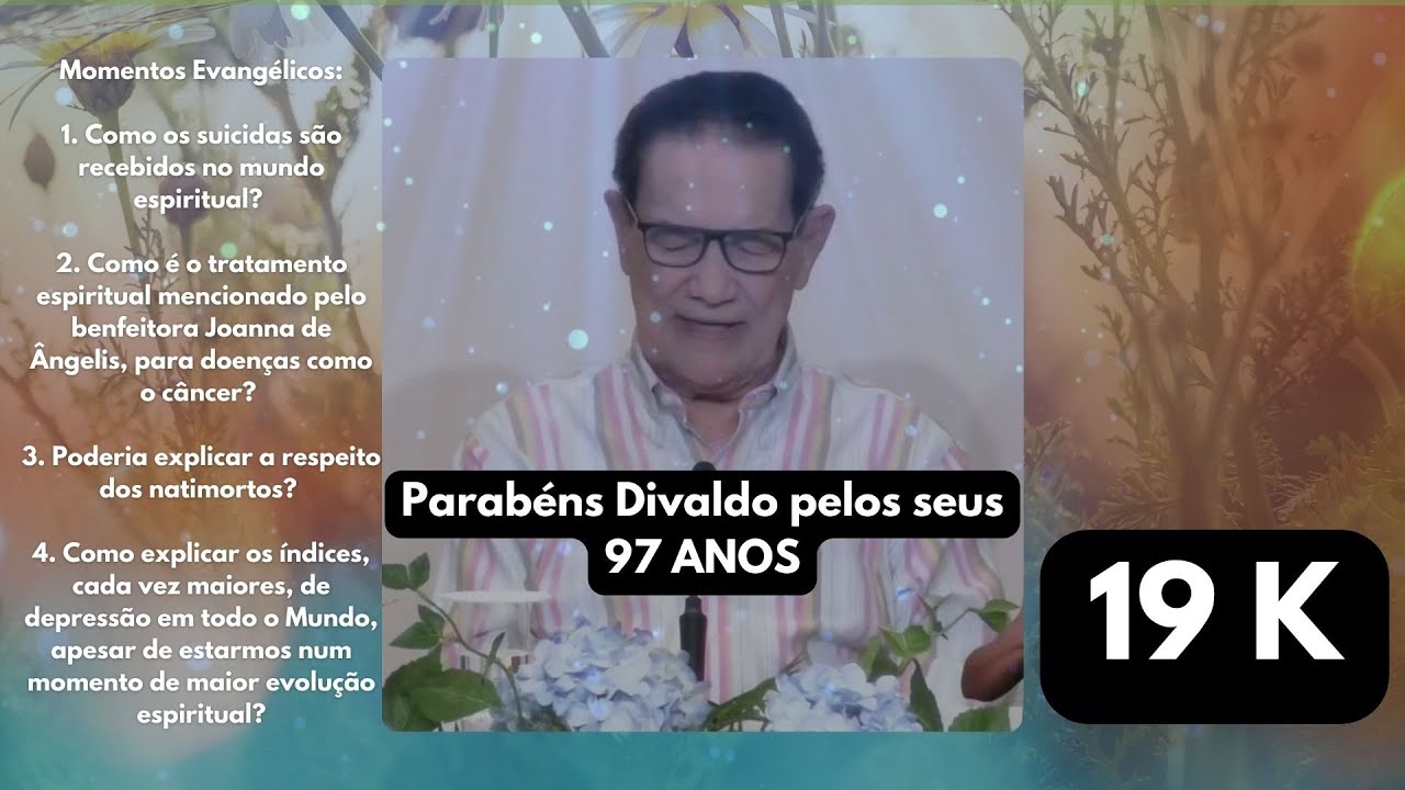 Divaldo Franco ❤  Parabéns pelos 97 anos 🤍 #mensagensdobem #omensageirodapaz