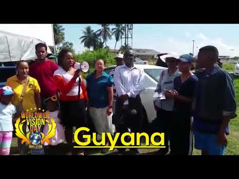 GUYANA Stormed - 'WORLDWIDE VISION DAY' OCT 7, 2017