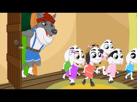 2 Bajka | Wilk i siedem koźlątek - Bajki dla dzieci po Polsku | Bajka na Dobranoc