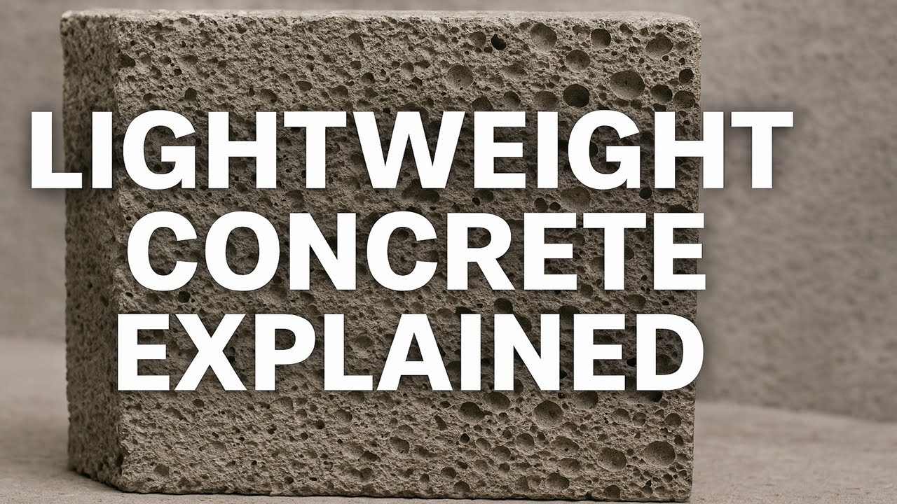 Lightweight Concrete Explained