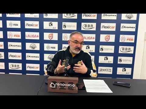 Moncho López Press Conference // Flexicar Fuenlabrada VS Cloud.Gal Ourense Basketball