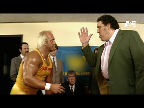 Hogan and Andre nearly come to blows during signing: A&E WWE Rivals Hulk Hogan vs. Andre the Giant