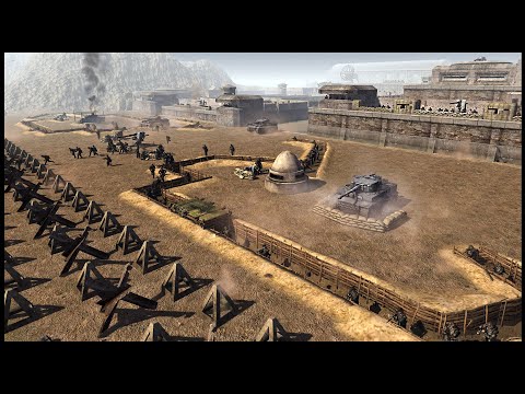 ULTIMATE German Army SUPER FORTRESS! - Men of War: WW2 Robz Mod Battle Simulator