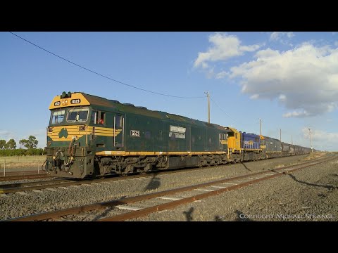 7737V Pacific National Grain Train Departing Gheringhap (5/12/2020)  - PoathTV Australian Railways