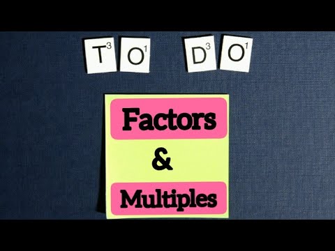 learn factors and multiples through activity👍Math Activity for all beginners👍#basics #maths #easy