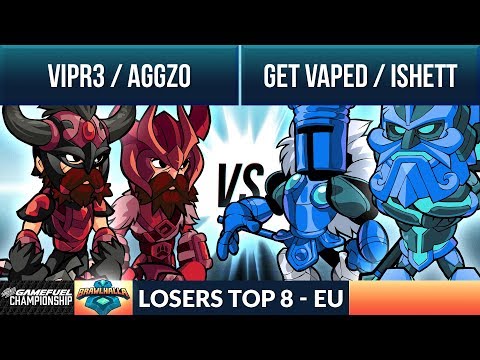 VipR3 & Aggz0 vs Ishett & Get Vaped - Losers Top 8 - MTN DEW AMP GAME FUEL Championship EU 2v2
