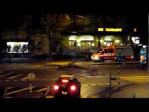 Einsatzfahrt Berufsfeuerwehr Bern im Breitenrain in Bern