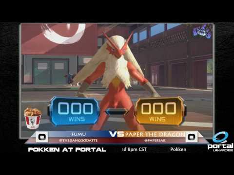 Fumu vs Paper the Dragon - Pokken at Portal - 8/30/16