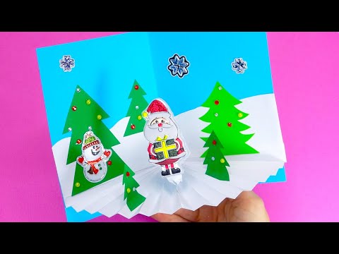 DIY christmas cards easy How to make christmas card Christmas card ideas