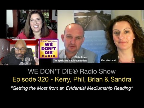 Episode 320 Kerry McLeod & Philip Dykes - Elements of a Proper Evidential Medium Reading & Dem