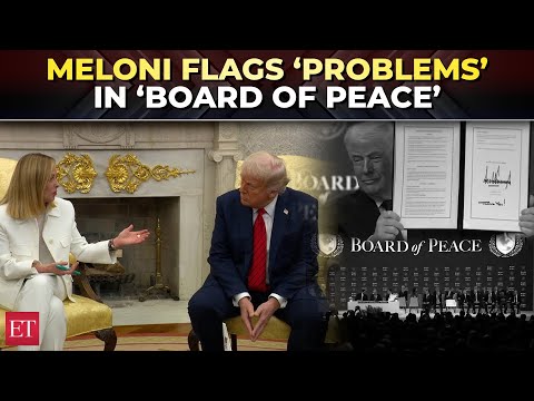‘Unconstitutional, incompatible’: Italian PM Meloni flags ‘problems’ in Trump’s ‘Board of Peace’