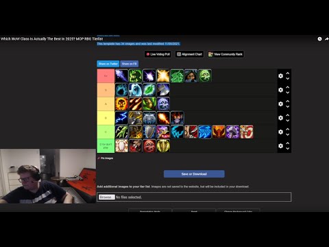 Ranking Every WoW Class From Worst To Best! MOP RBG Tierlist!