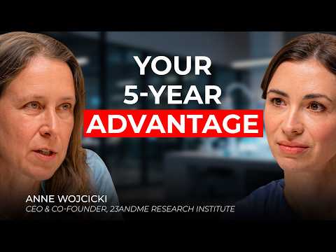 Video thumbnail for "AI + DNA: Catch The Disease 5 Years Early | 23andMe Founder, Anne Wojcicki"