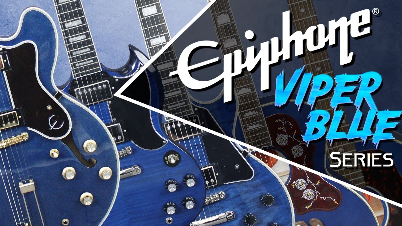 opens link to EPIPHONE VIPER BLUE