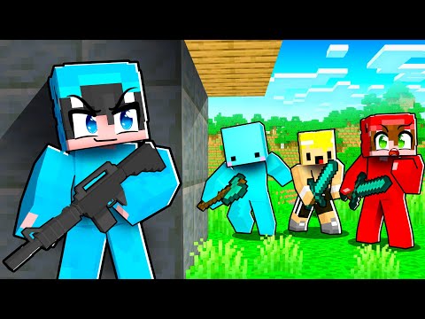 Usé ARMAS Para Acabar con los YOUTUBERS de Minecraft...