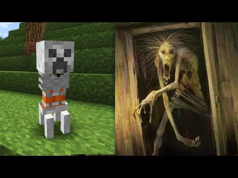 Real Life Scary PRG Minecraft Mobs