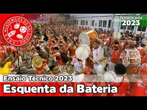 Salgueiro 2023 | Esquenta da Bateria - Ensaio Técnico | Samba ao vivo - #ET23