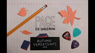 Ed Sheeran - Page [Music Video by Mia Rogers]
