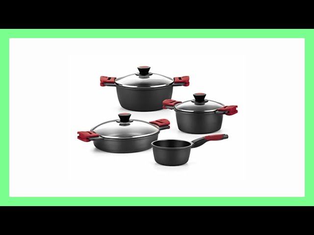 Vídeo relacionado con Royalty Line - RL-AD24M - Olla, Cacerola Alta, Aluminio Fundido con Antiadherente, Inducción, 24 cm, Negro