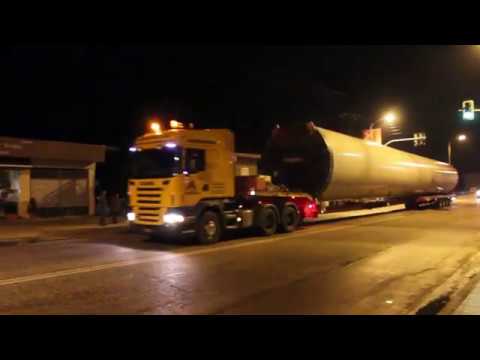 Wind Turbines Transportation |-| Epic Convoi |-| Mercedes Man & Scania Trucks by Anipsotiki