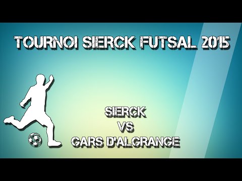 Futsal : Sierck -  Gars d'Algrange Tournoi sierck les bains 2015