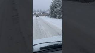 Super Bear/ IGA for milk- roads less maintained.  Juneau, AK before blizzard