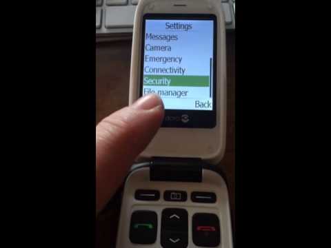 Doro 615 Factory Reset also called Reset All
