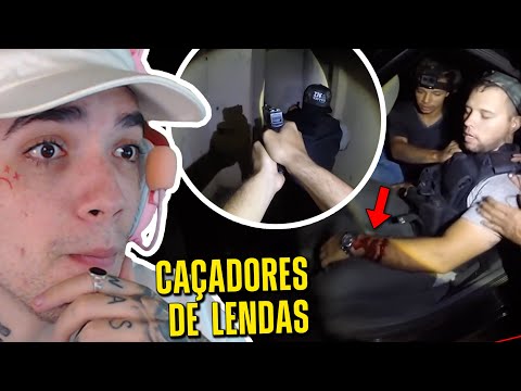 Gabriel reagindo a: CAÇADORES DE LENDAS ( A LENDA DA CRIATURA )